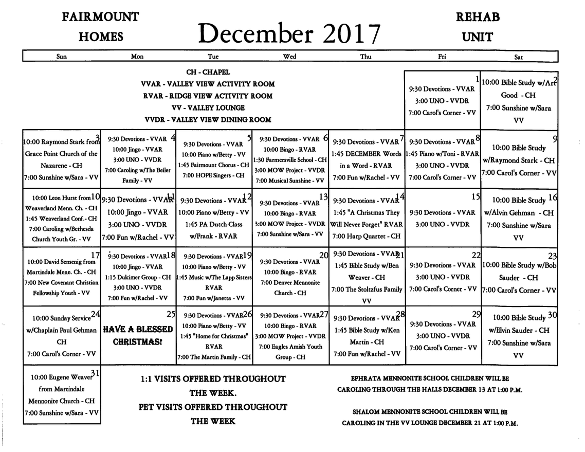 Fairmount Homes Senior Living Community Assisted Living, Nursing Home